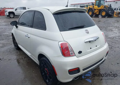 2012 Fiat 500 Sport from USA, damaged, VIN 3C3CFFBR0CT113811